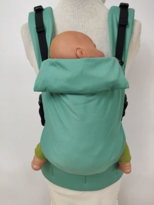 Topa-Top Toddler Full Buckle Ergonomic Soft Baby Carrier Pure Aqua Green