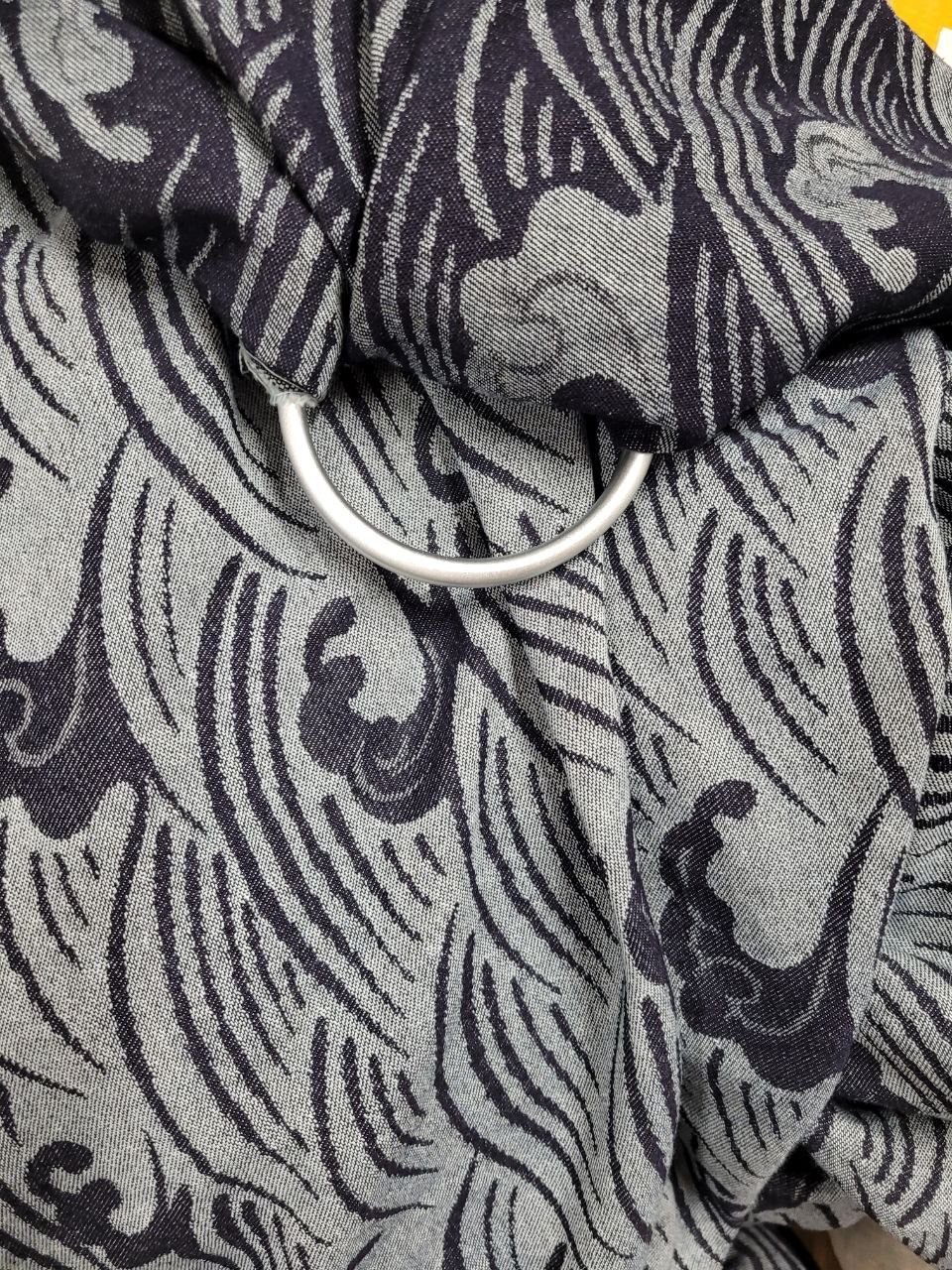 Topa-Top Ring Sling - sea waves, jeans