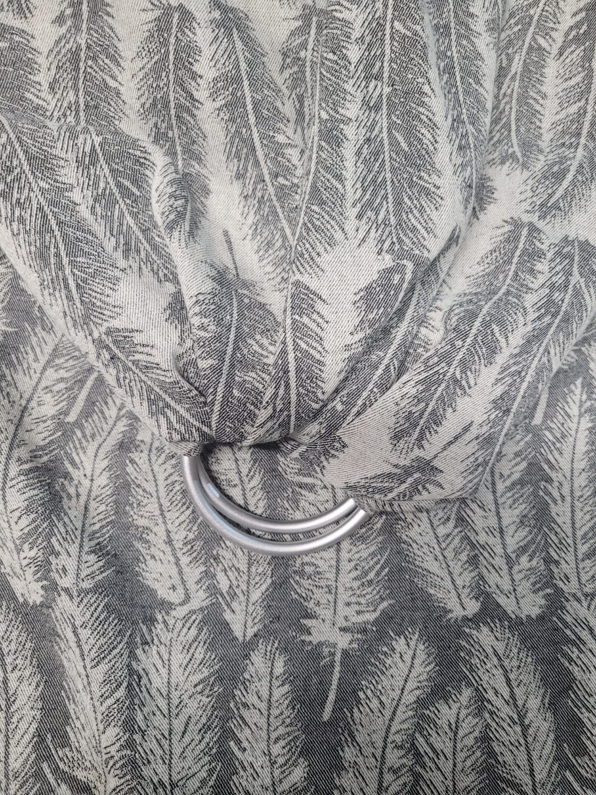 מנשא צד עם טבעות טופה-טופ - נוצות אפור