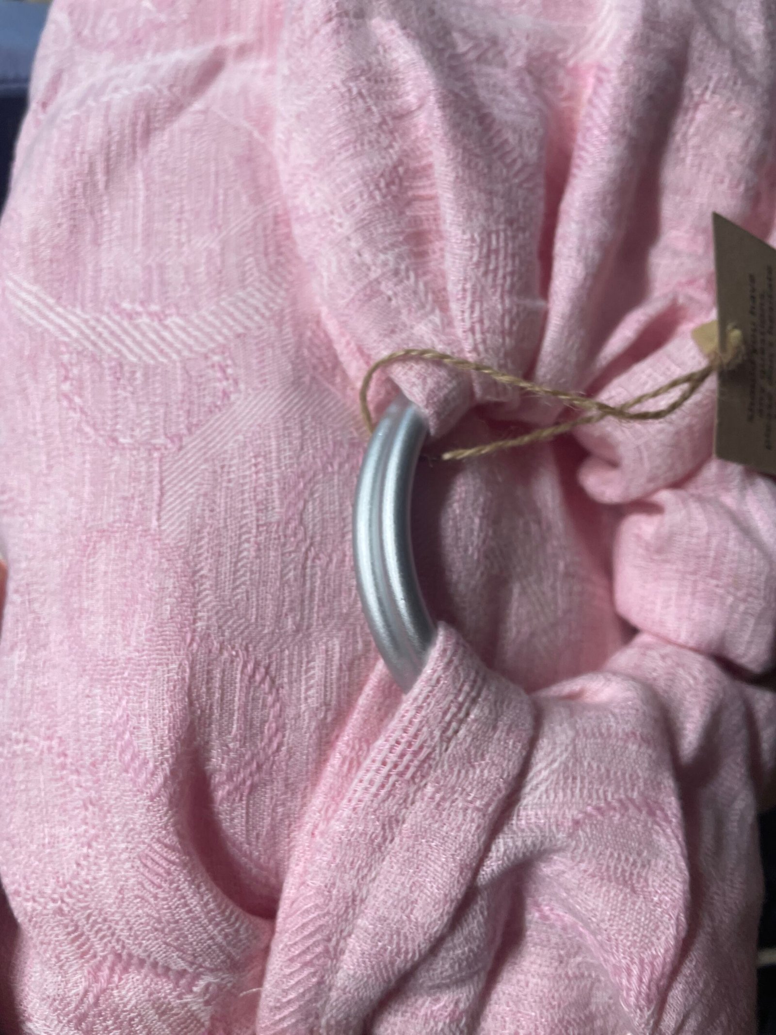 Ring Sling Thin Cotton - Pink Bubbles
