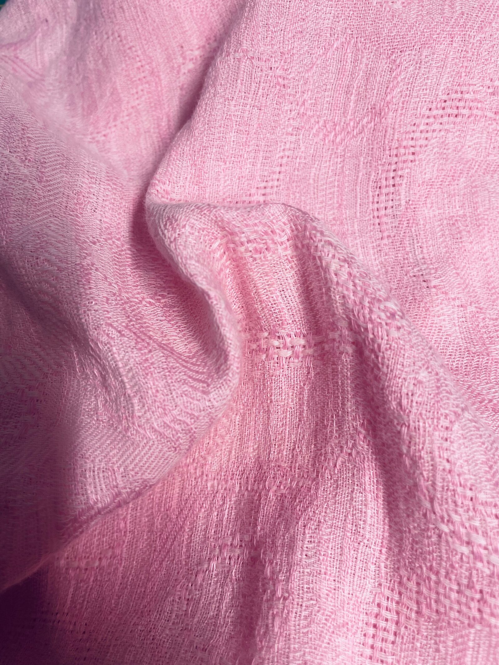 Alternative view of Ring Sling Thin Cotton - Pink Bubbles