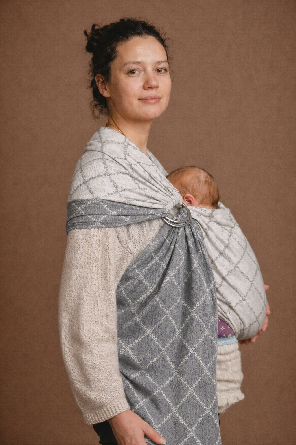 Topa-Top Ring Sling -  Gray Plaid