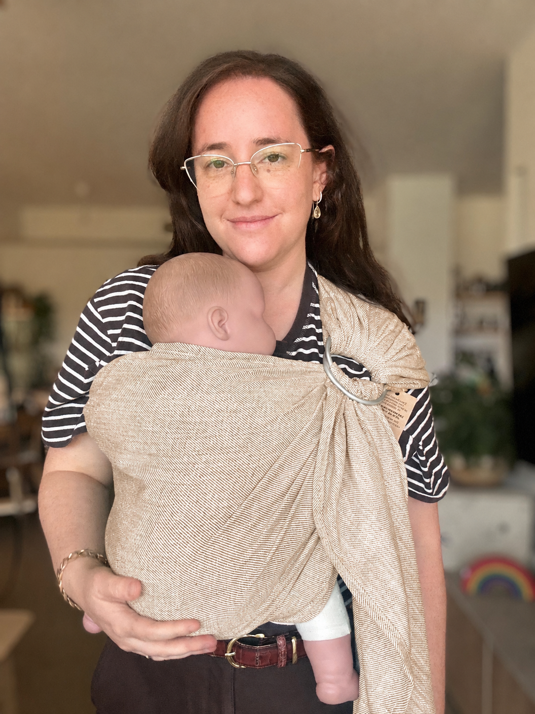 Topa-Top Ring Sling - Natural - Cotton  Linen