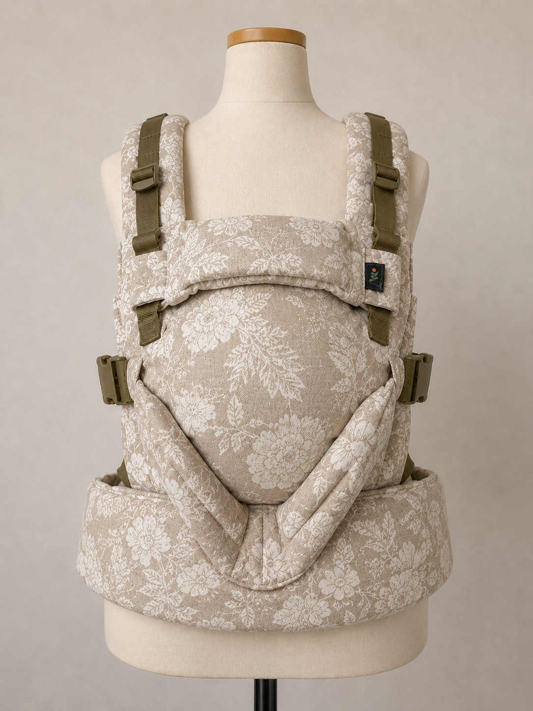 Alternative view of Topa-Top Premium baby carrier - Woven Wrap Brown Roses