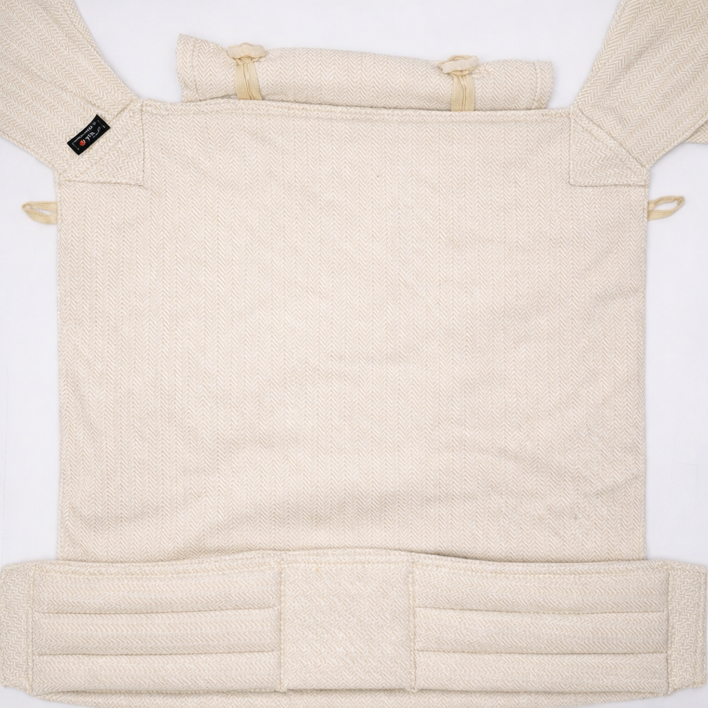 Hybrid Klick Top Tai (Meh Dai) Baby Carrier – Girsol Marigold fabric — 100% cotton