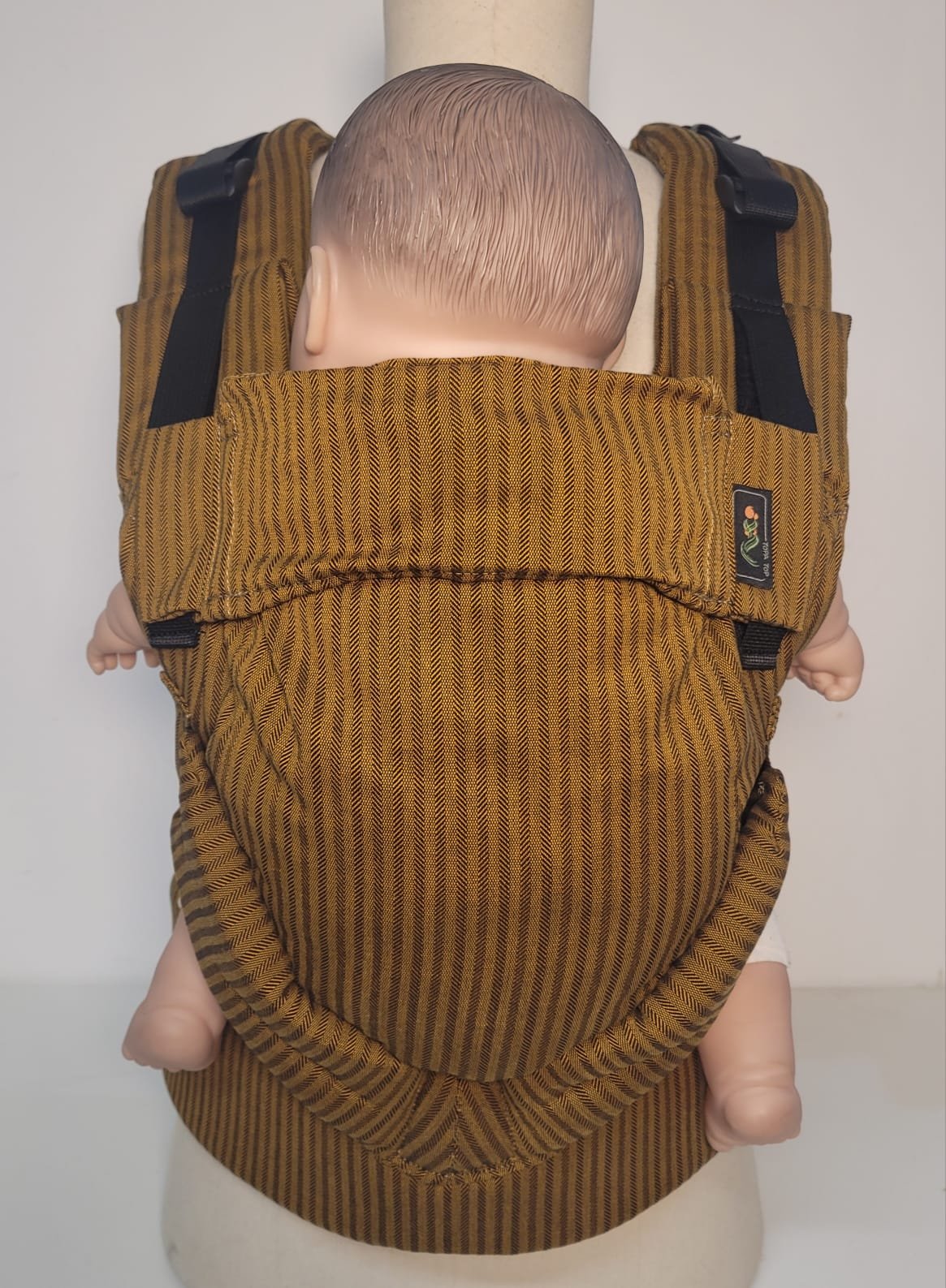 Alternative view of Topa-Top Premium baby carrier - Woven Wrap Orange Strips
