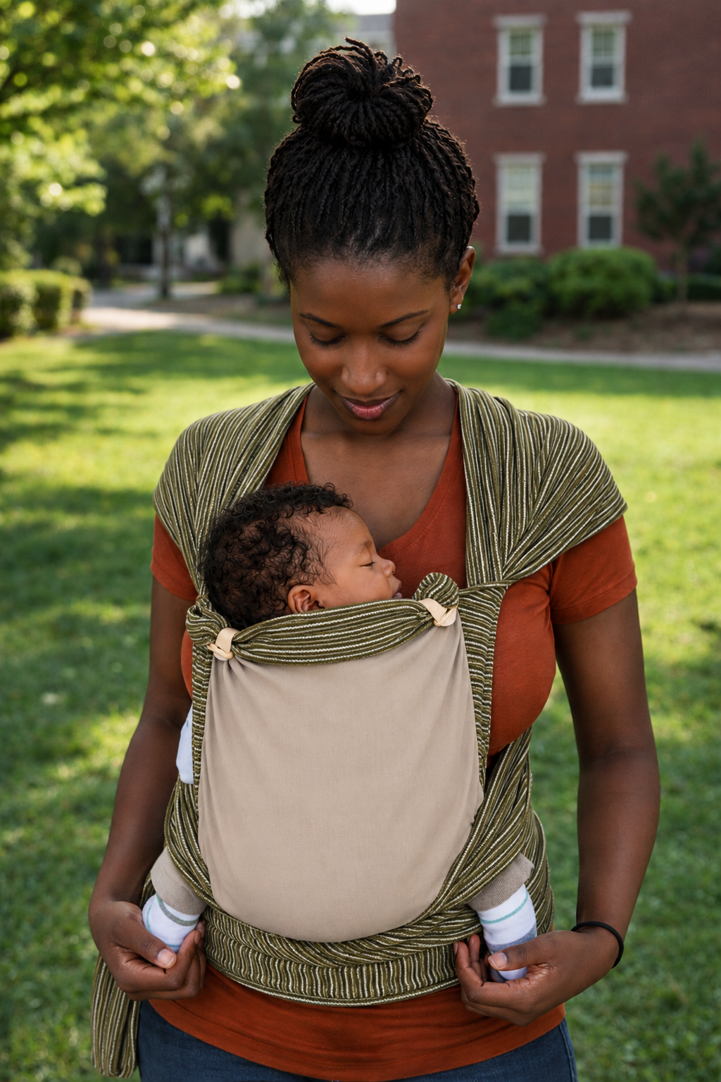 Hybrid Klick Top Tai (Meh Dai) Baby Carrier – Green