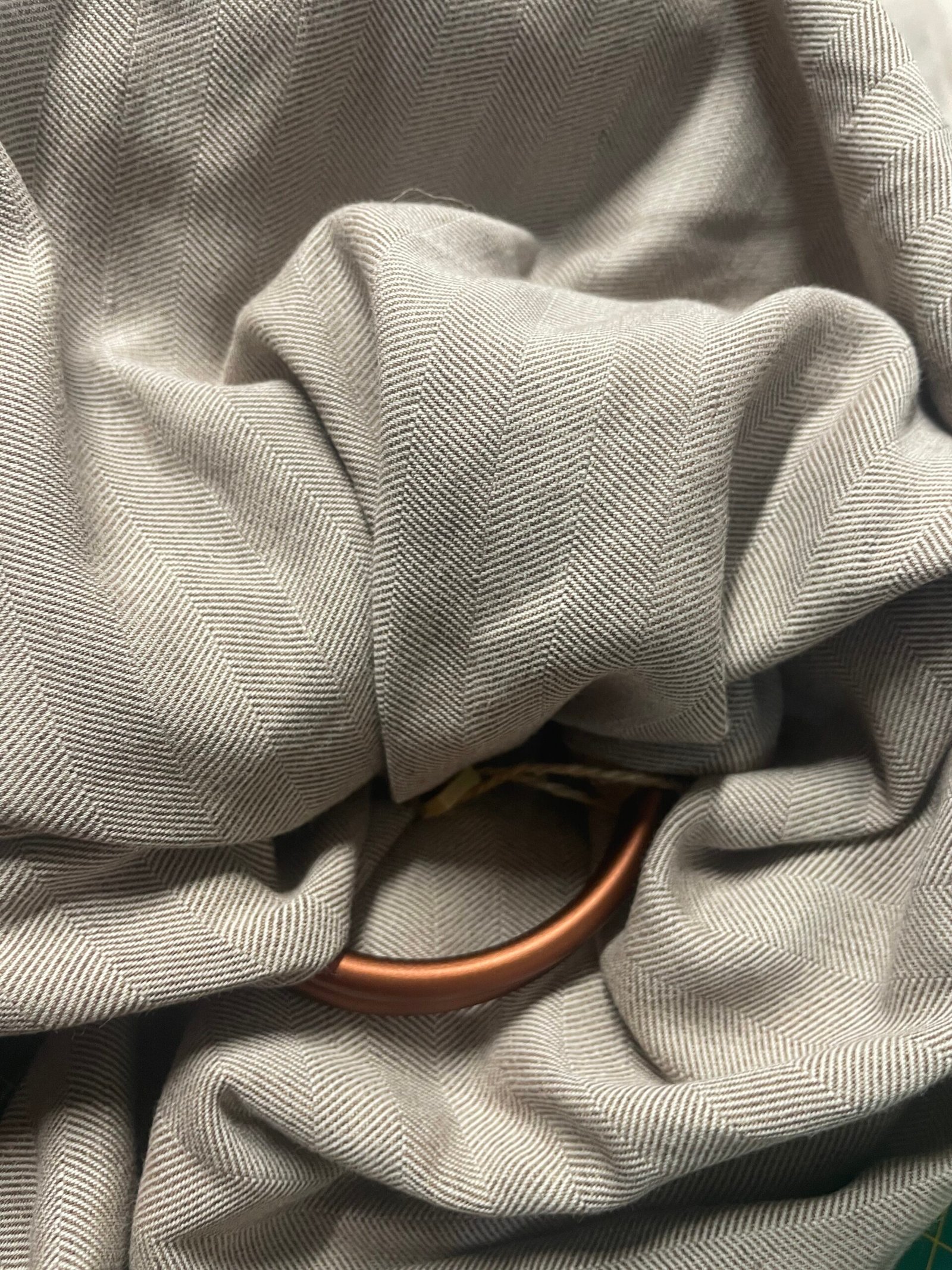 Ring sling 100% cotton – Brown Strips