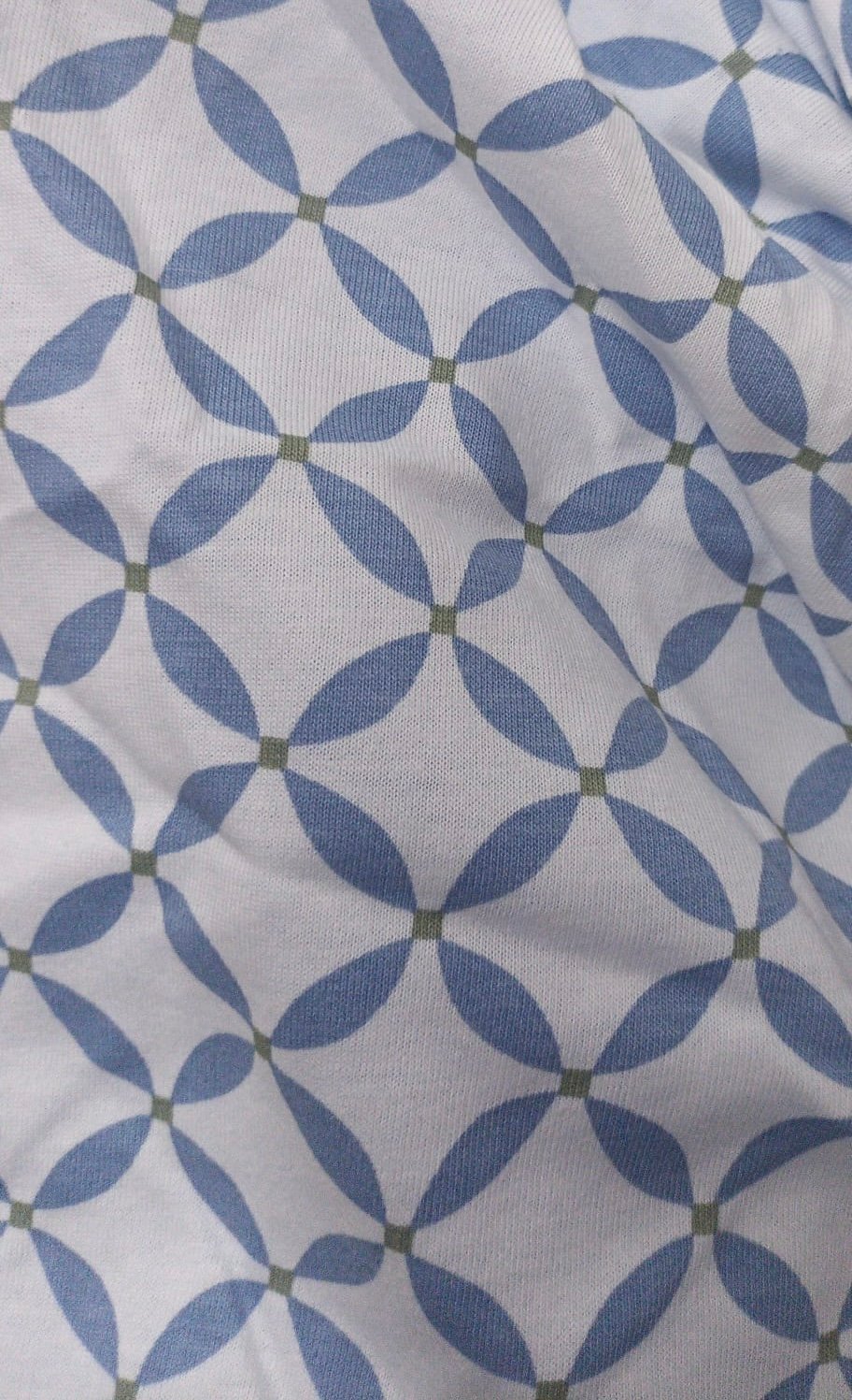 Alternative view of מנשא בד אלסטי ארוך טופה-טופ - מעוינים כחולים