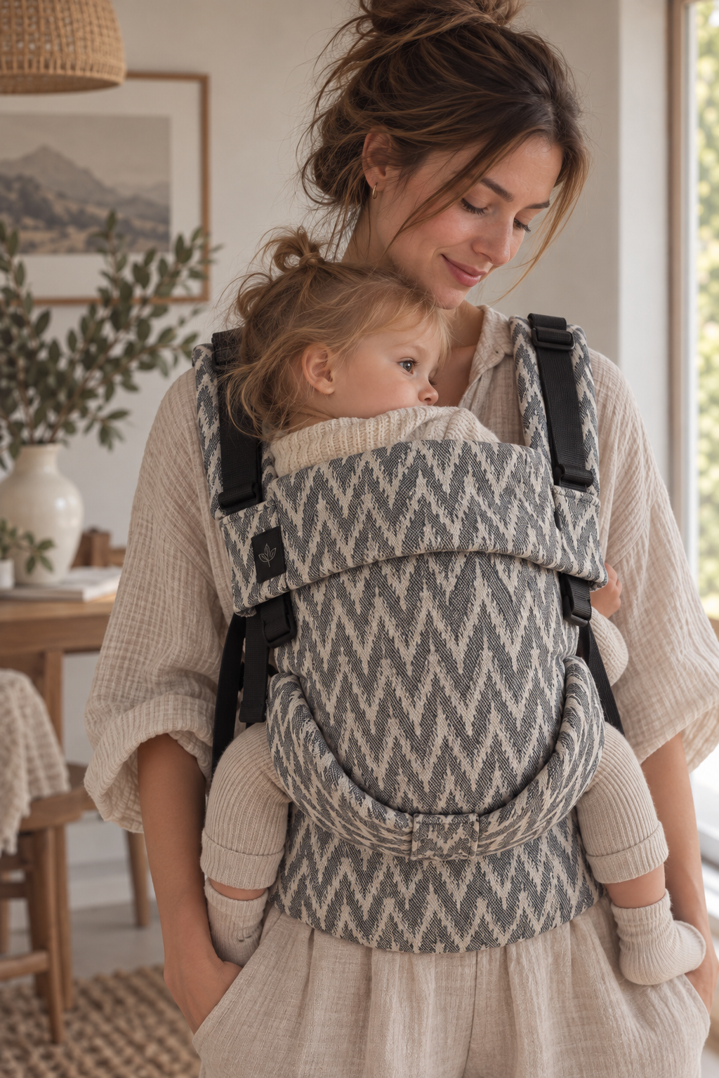Topa-Top Premium baby carrier - Woven Wrap Zigzag