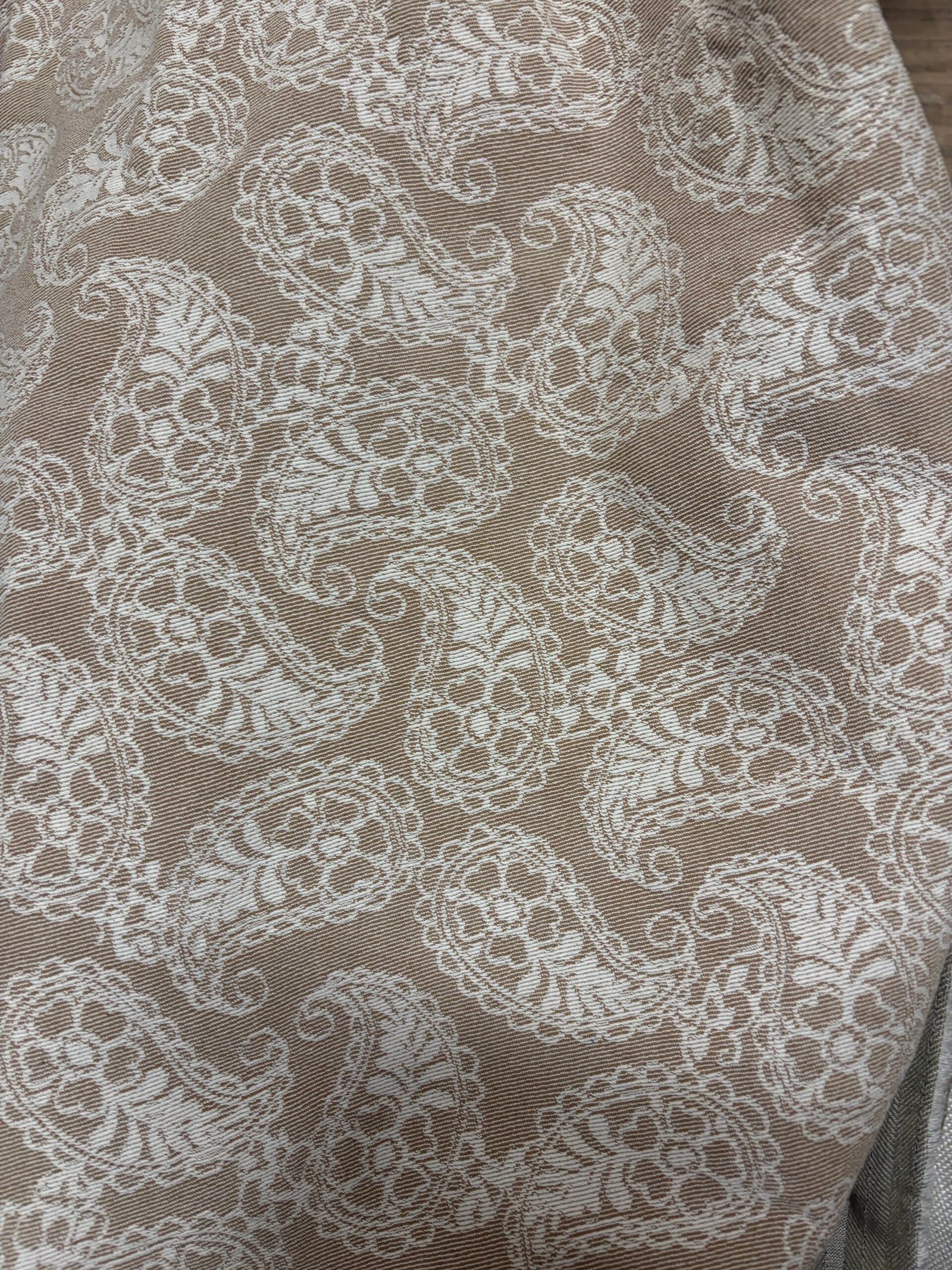 Alternative view of Topa-Top Woven Baby Wrap Cream Coffee Baby Paisley