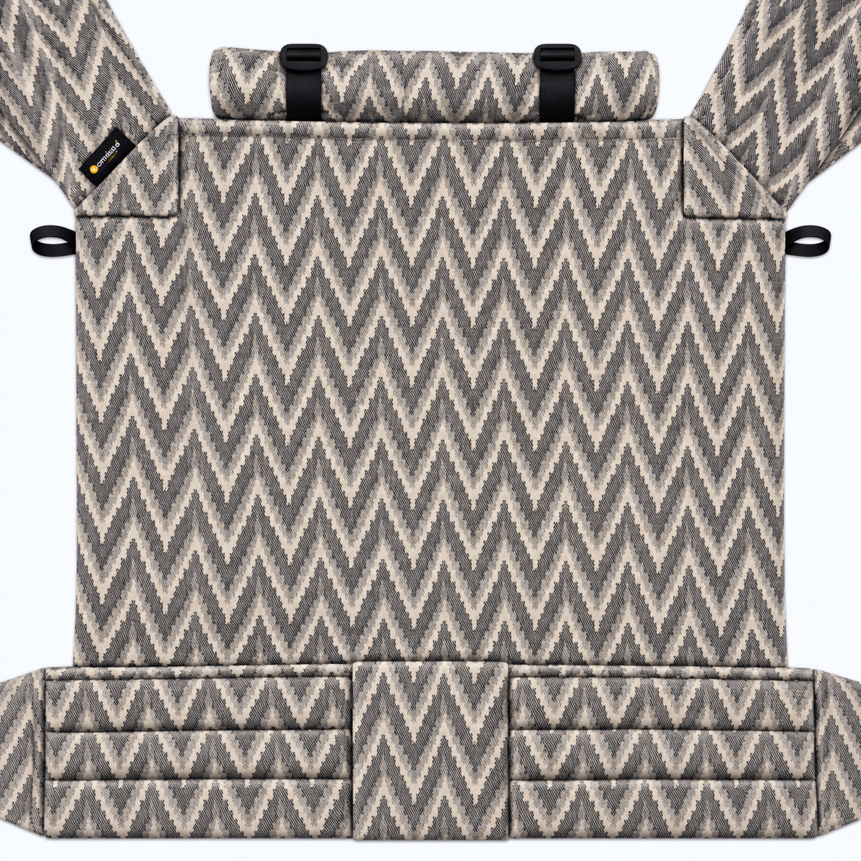 Hybrid Klick Top Tai (Meh Dai) Baby Carrier – Zig Zag Gray