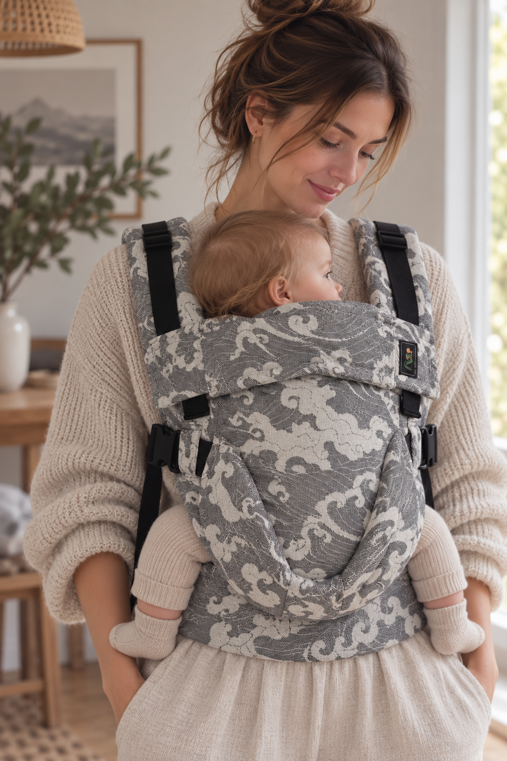 Topa-Top Premium baby carrier - Woven Wrap Waves
