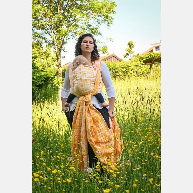 woven ring sling | woven wrap from birth | yaro baby sling | summer baby carrier